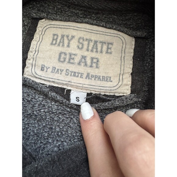 Harvard University Hoodie Size S Gray Bay State Gear Sweatshirt Pullover College - Picture 4 of 4